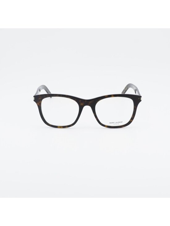 Saint Laurent SL286 SLIM 002 Eyeglasses Havana 50mm Square Frame main image 6